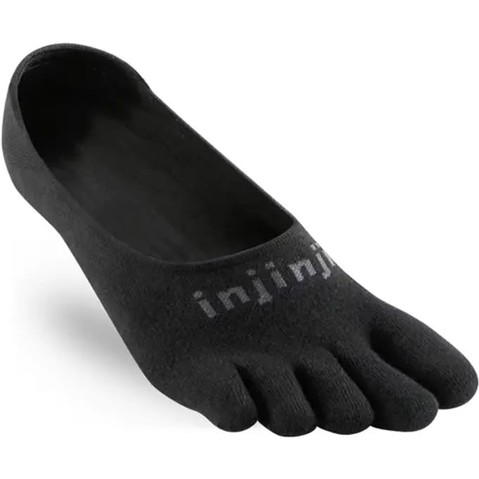 INJINJI | Sport Hidden Zwart (Maat - L) | Teensokken