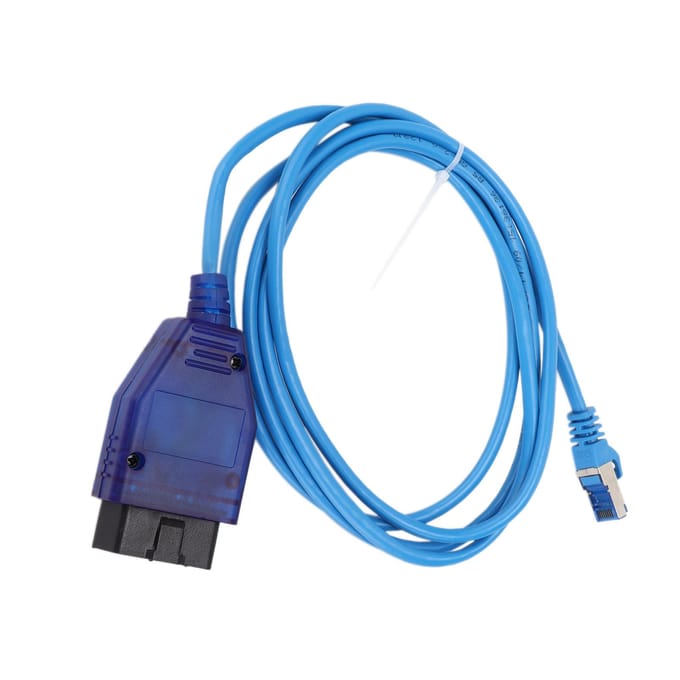 ENET Interfacekabel OBD RJ45 Codering Programmering met LED-licht Vervanging voor F1357 Serie blue