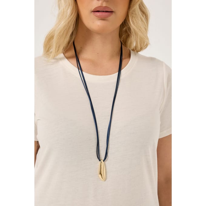 Yours Goudkleurige Koordketting Met Hangersize One Size