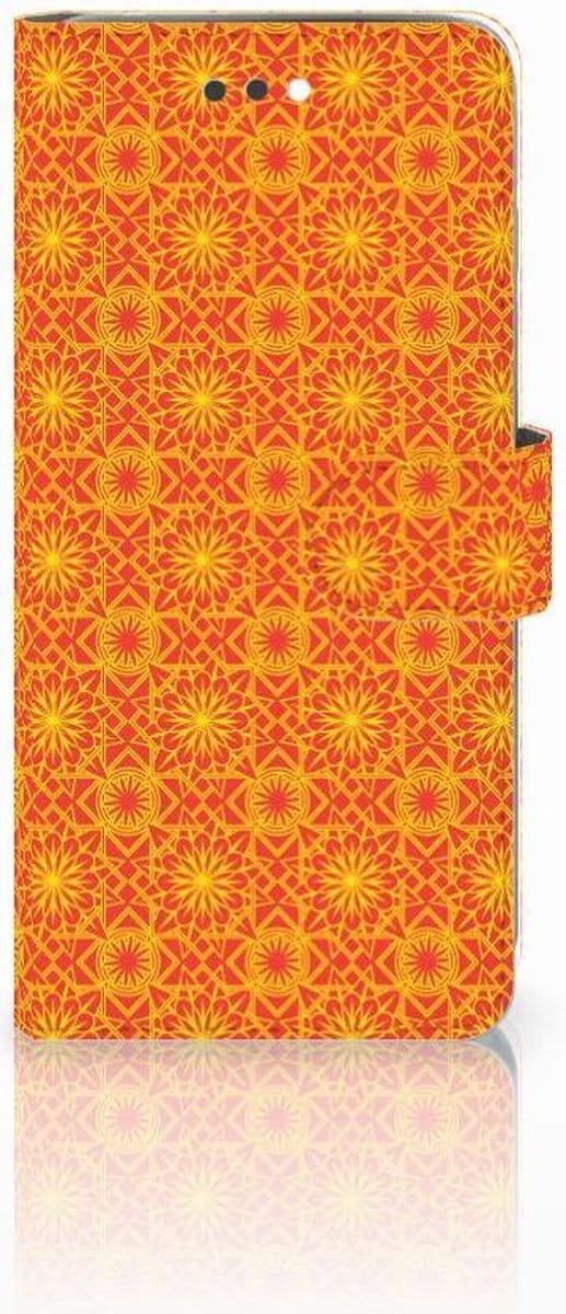 Apple iPhone 7 Plus | 8 Plus Telefoon Hoesje Batik Oranje
