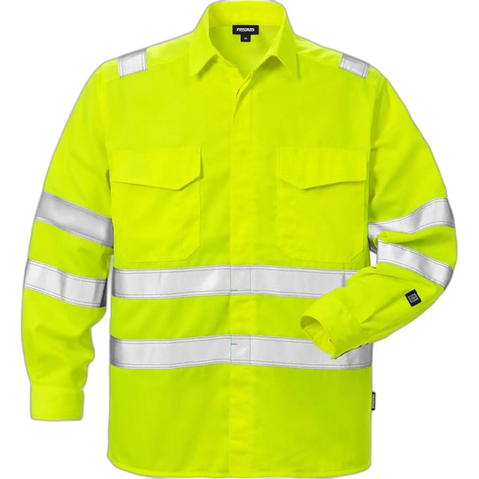 Fristads Hi Vis Overhemd Klasse 3 7049 Spd - Hi-Vis geel - L