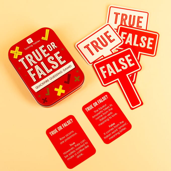 Talking Tables True Or False In Een Blikje