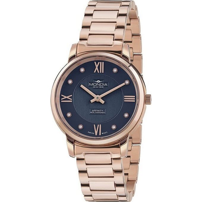Mondia - MS-202-PR-BLD-CM - Polshorloge - Dames - Quartz - Elegance Classic Lady