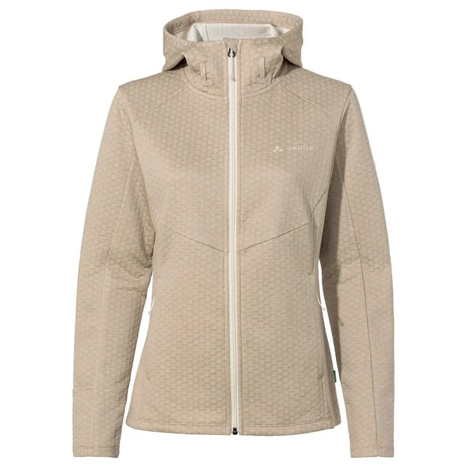 Vaude Skomer Hiking Fleece Met Volledige Rits Beige 48 Vrouw