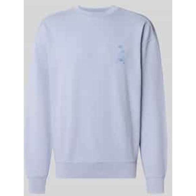 relaxed fit sweatshirt van puur biologisch katoen model 'ICONIC Å GMT'