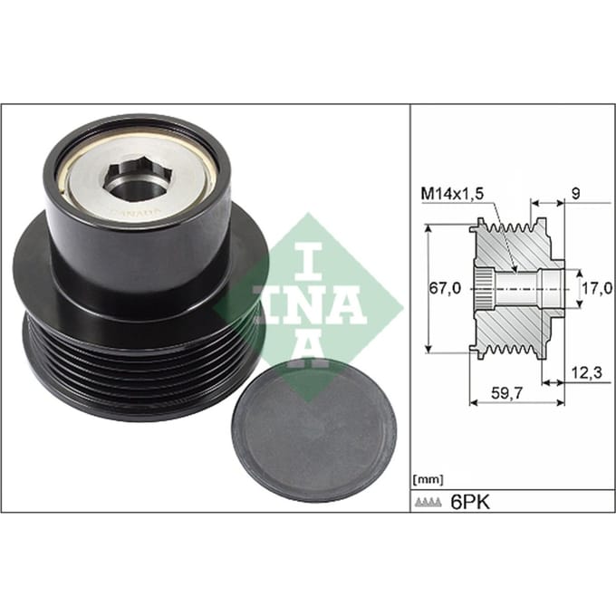 Schaeffler Ina Generator vrijloop INA 535 0288 10