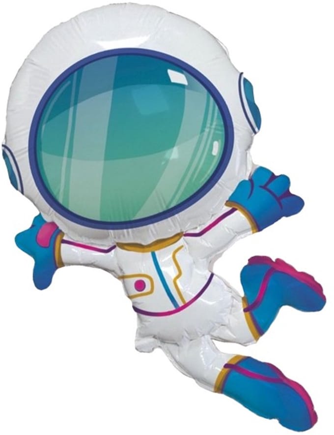 Folieballon Astronaut - Ruimte Ballon - 96 cm - Helium- en Luchtvulling