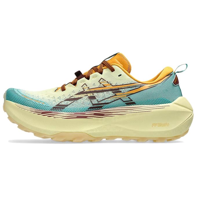 ASICS Trabuco Max 4 Tarwe Geel Donker Rood Planeet 43.5 beige