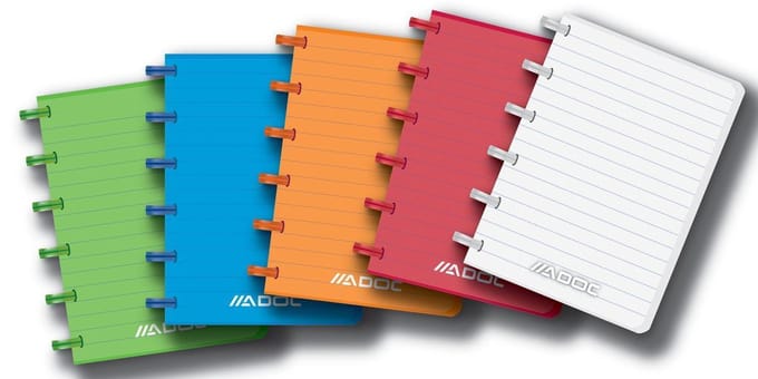 Adoc Notitieboekje Colorlines gelijnd