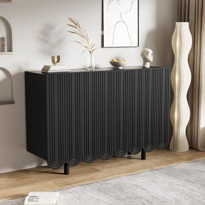 Buffet - MUVOE - Druppel - Gedempte scharnieren - Hout van hoge kwaliteit - Modern design