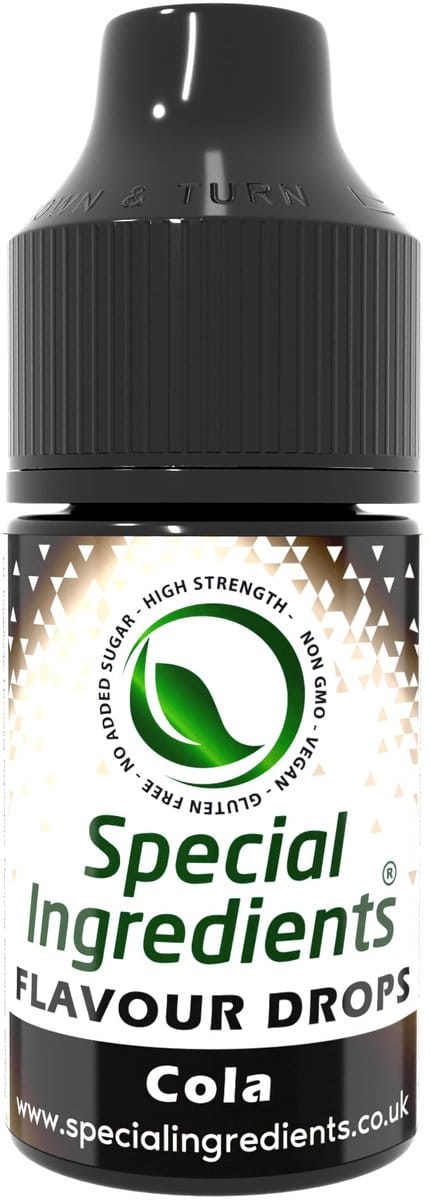 Cola Smaak Druppels - 30 ml - Smaakdruppels - Flavour Drops - Moderne Gastronomie - Moleculair Koken - Hersluitbare Pot - Recycled Plastic