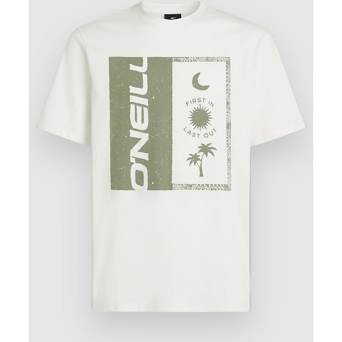 O'Neill Front Print T-Shirt wit