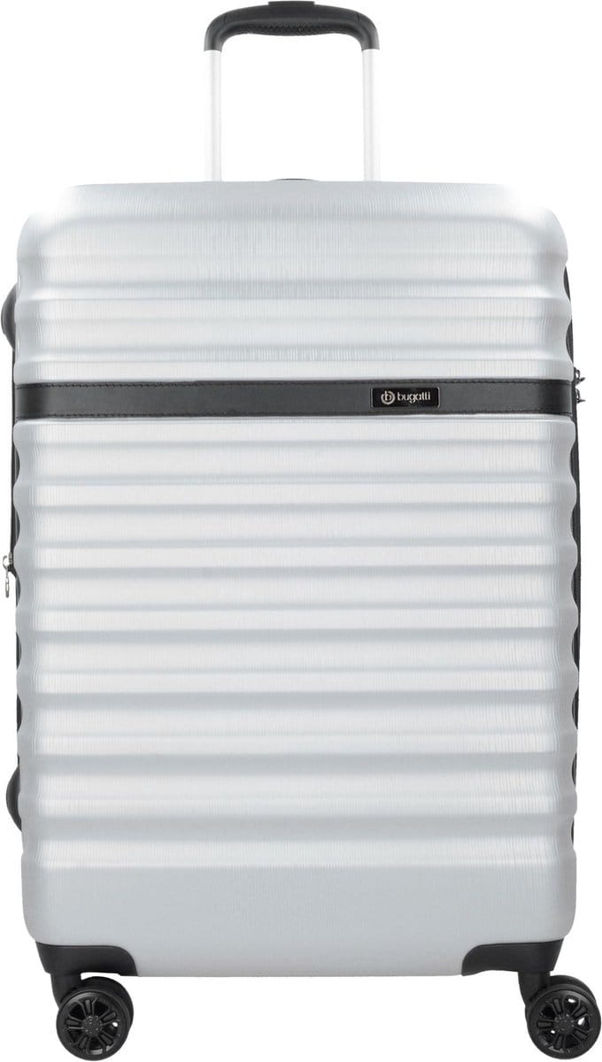 bugatti Corium Hard-Top Case Trolley Silver Zilverkleurig 68cm