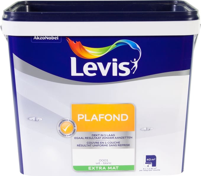 Levis - Plafond - Wit - 5 L