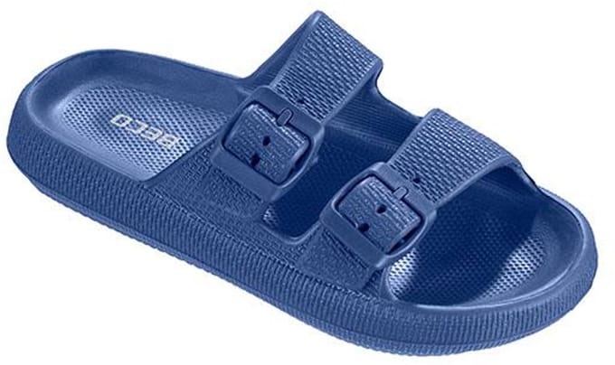 BECO kinder badsandalen Airkiss - donkerblauw - maat 31