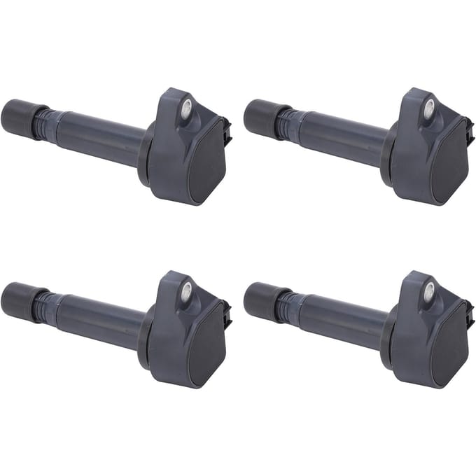 4 pièces Bobine d'allumage 30520RNAA01 ABS Résistante à la chaleur Haute Performance Remplacement pour Civic 1.8L L4 black