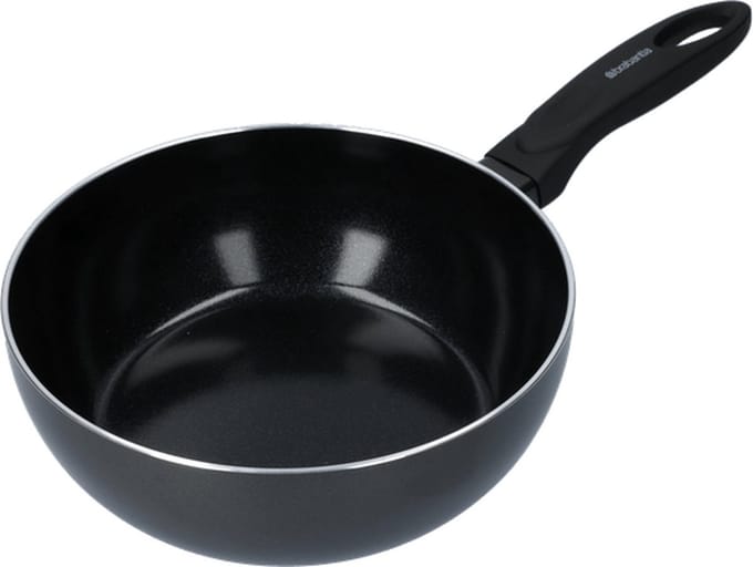 Brabantia New Essentials Non-stick Wokpan 20 cm - Anti-aanbak - Zwart