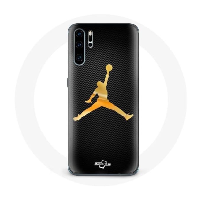 Coque pour Huawei P30 Pro Air michael jordan logo jaune