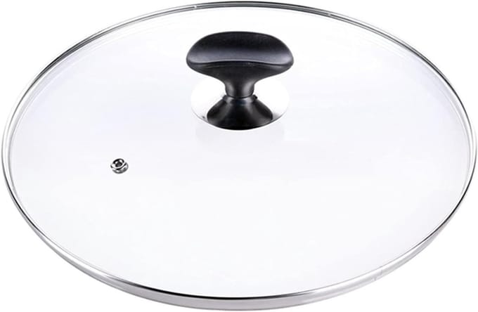 Pannendeksel Universeel - Glazen Deksel - Koken en Braden - Gehard Glas - 30cm - Transparant