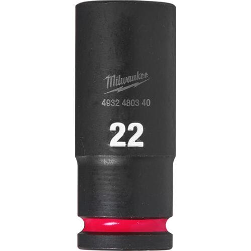Milwaukee slagdop Shockwave 1/2 lang 22mm