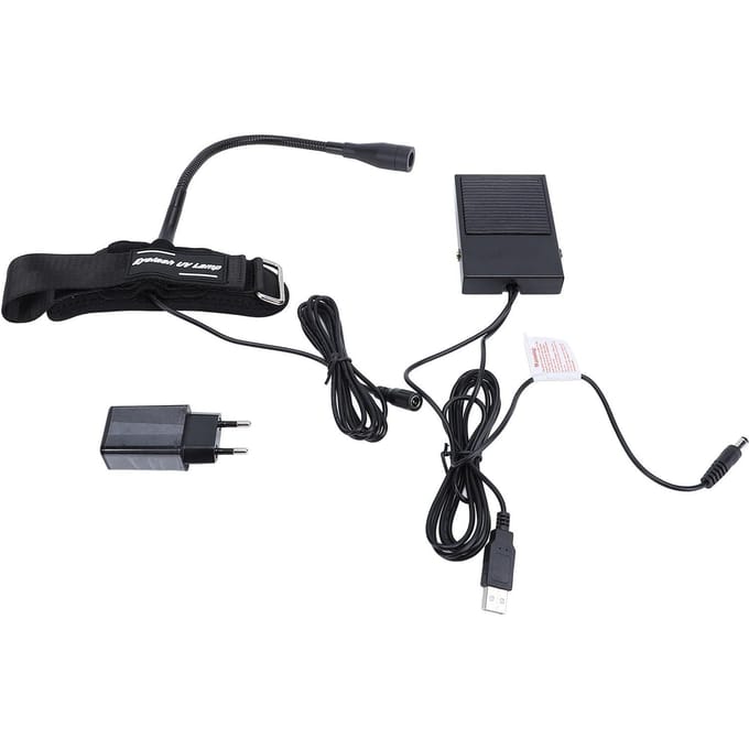 Ultravioletlijm Uithardingslamp Draagbaar Pols Wimperverlenging Licht Ultraviolet LED Wimperlicht met black