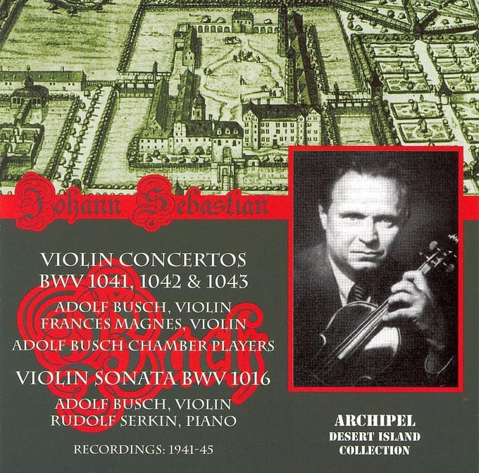 Bach: Violin Konzerte, Violin Sonate (1041-43/16)