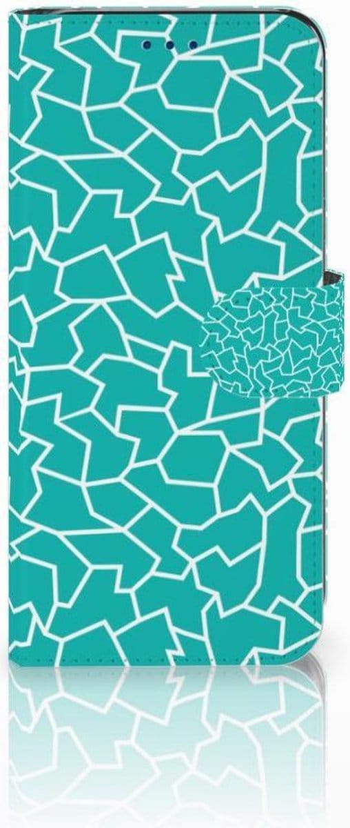 Samsung Galaxy S8 Hoesje Cracks Blue