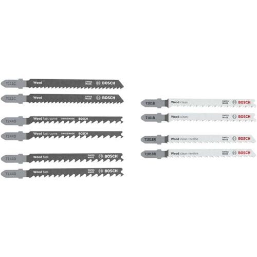 Bosch Accessories 2607012069 Decoupeerzaagblad set Wood Basic, 10-delig 1 stuk(s)