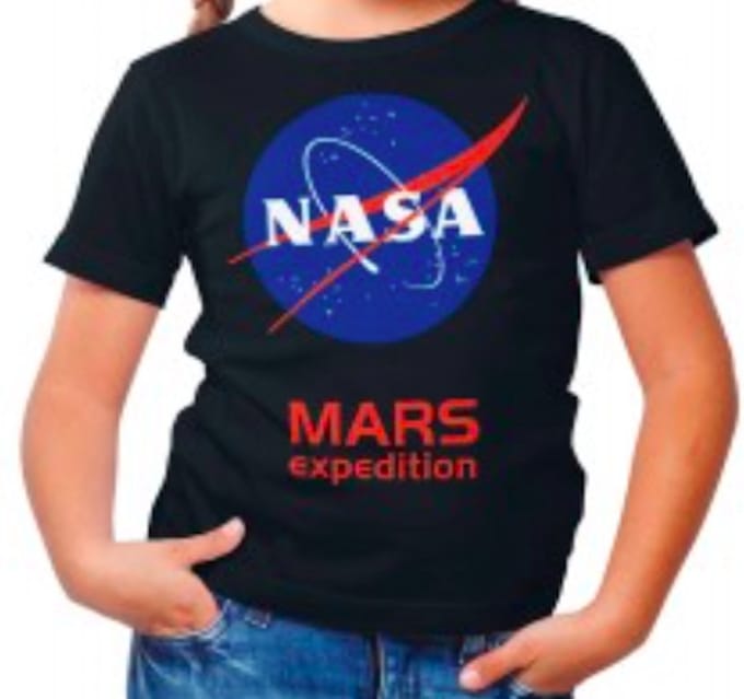 Nasa t-shirt Maat 110/116 - 5/6 jaar