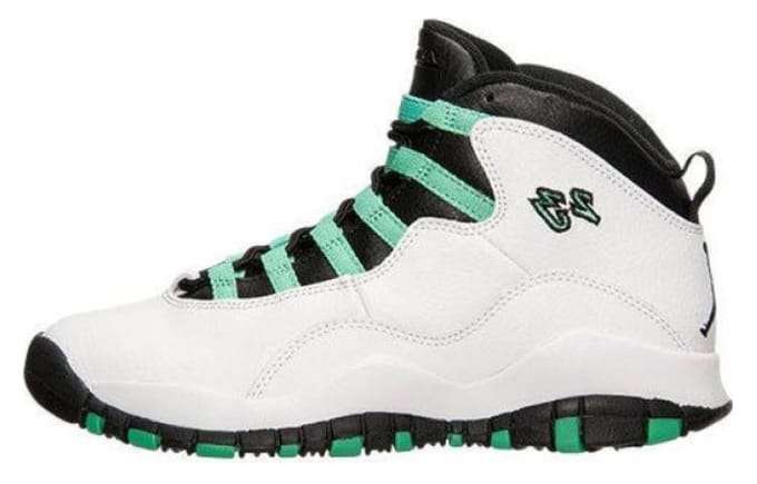 Jordan 10 Retro Verde GS 705180-118 36 blue