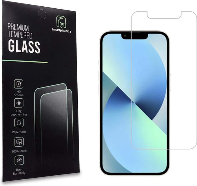 Smartphonica iPhone 13 Mini screenprotector van glas met notch geschikt voor iPhone 13 Mini