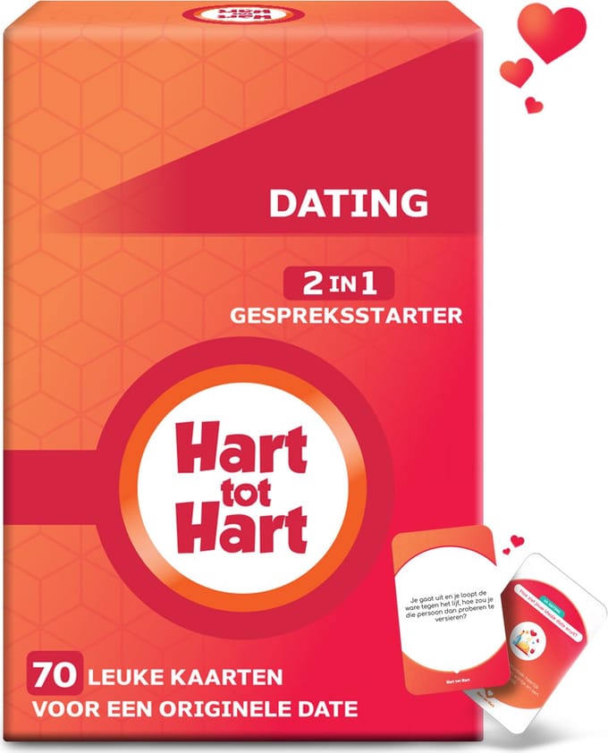 Hart tot Hart Dating - 2 spellen - Relatiespel - Vragen Spel Relatie