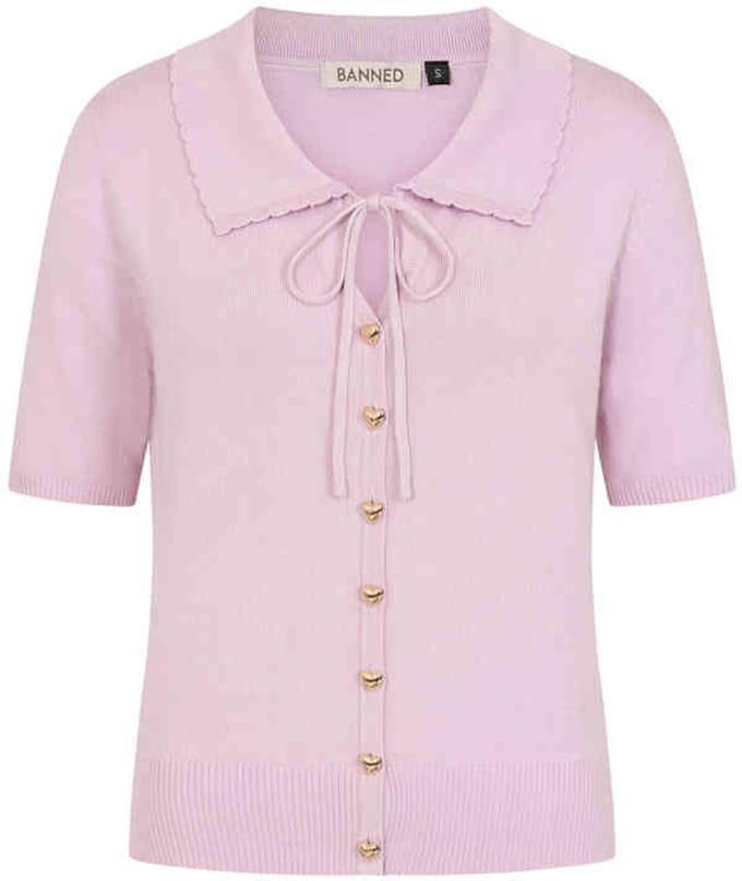 Banned - Doris Cardigan - XL - Roze