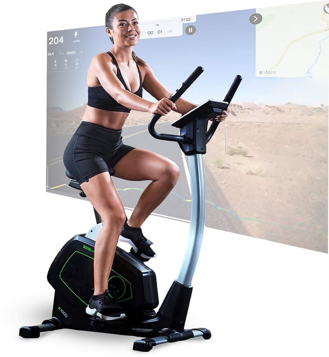 Christopeit - Ergometer hometrainer Eco 1000 - zelfopladend - stil
