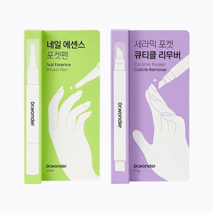 Dr.wonder Ensemble de Soin des Ongles 2 Pièces green