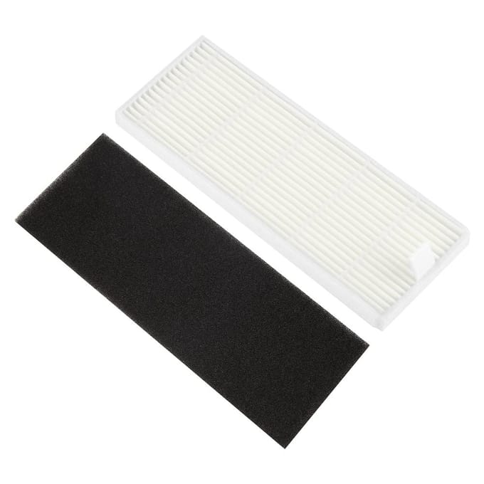 5 PCS HEPA Filter for Ecovas ilife A4s A6 A4 A40 A8  DN621 X620 Robot Vacuum Cleaner white