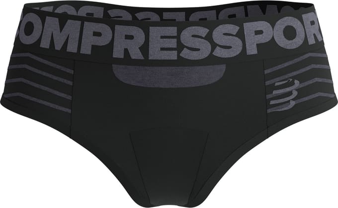 Compressport | Seamless Boxer | Black / Grey | Dames