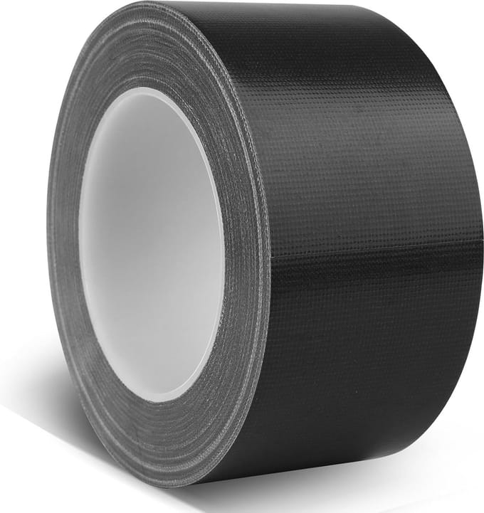 Boxstuff Duct tape - 50mm x 50m - 1 rol - Zwart