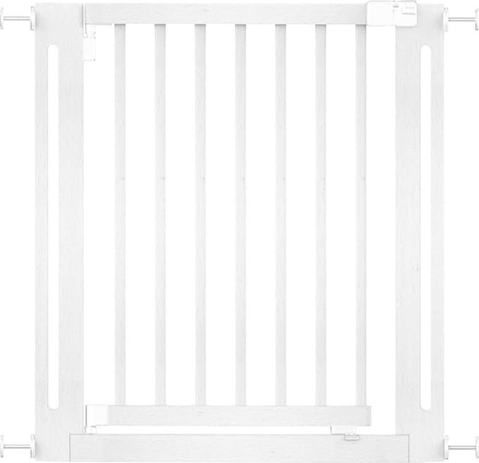 Safetots Klemhek Elegantie, 79cm - 87cm, Wit, Hout, Traphekje