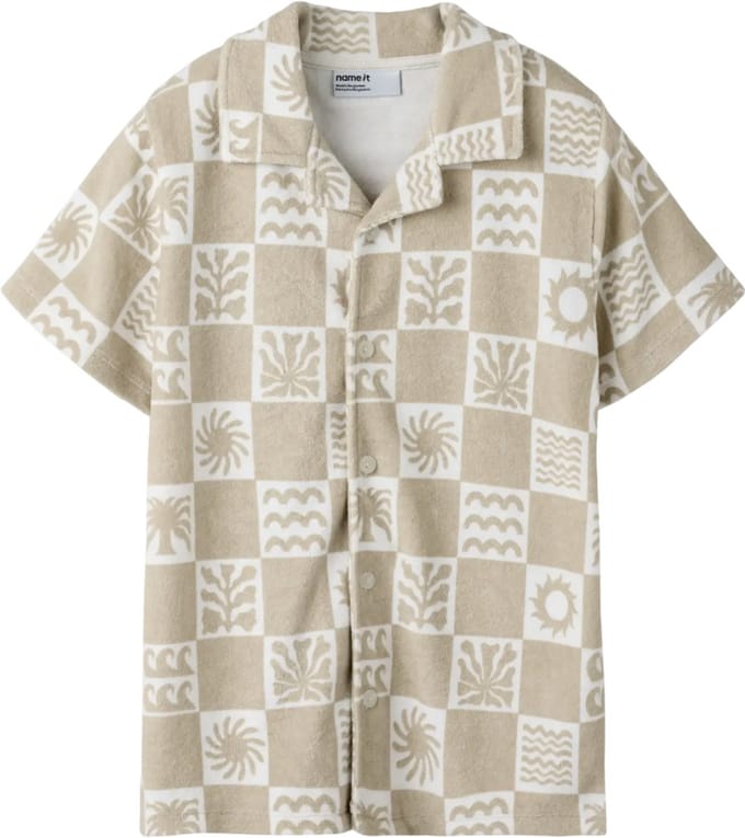 Name It - T-shirt - Blouse - NKMHERWIN - Humus - Kids - Maat 146/152