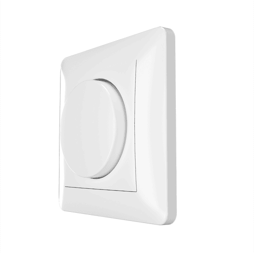HOFTRONIC Dimmerknop incl. centraalplaat en raamwerk - Wit