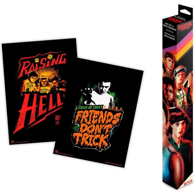 Grupo Erik Stranger Things Mini poster set - Multicolours