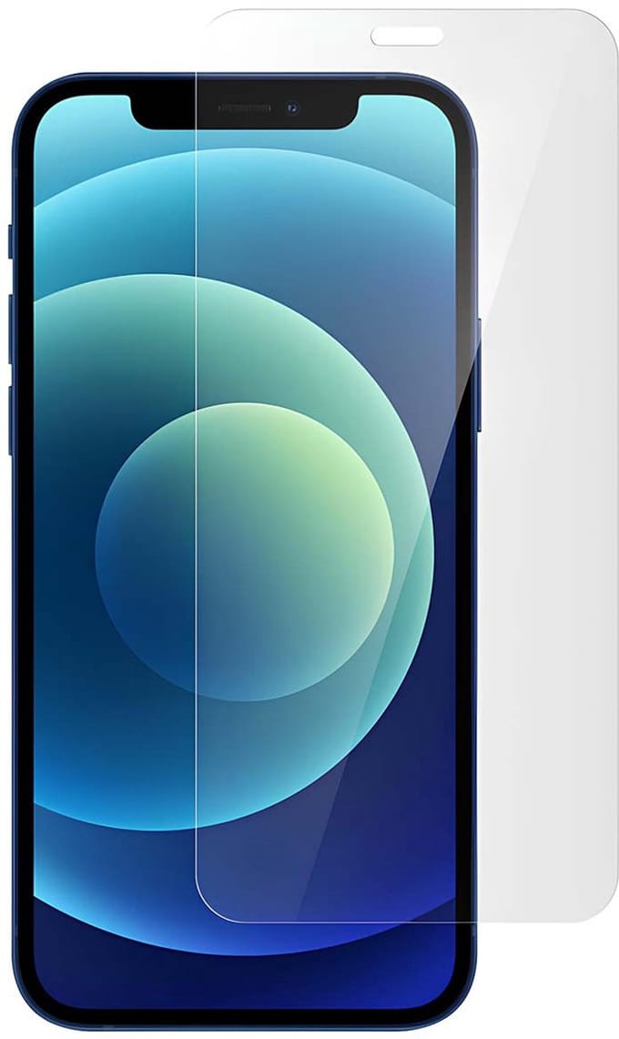 MYWAY, Screenprotector geschikt voor iPhone 12 / 12 Pro - Polybag (incl. Applicator), Transparant