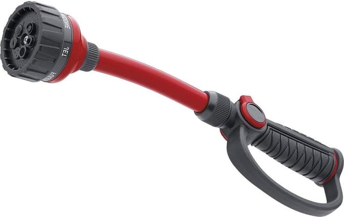 7-patroon duimbediening D-Grip aannemer torentje gieter- Orbit 58995- 14 inch