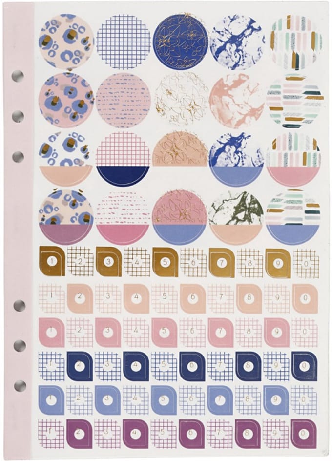 CC Stickerboek Bulletjournal Bloemen 15x21 mm