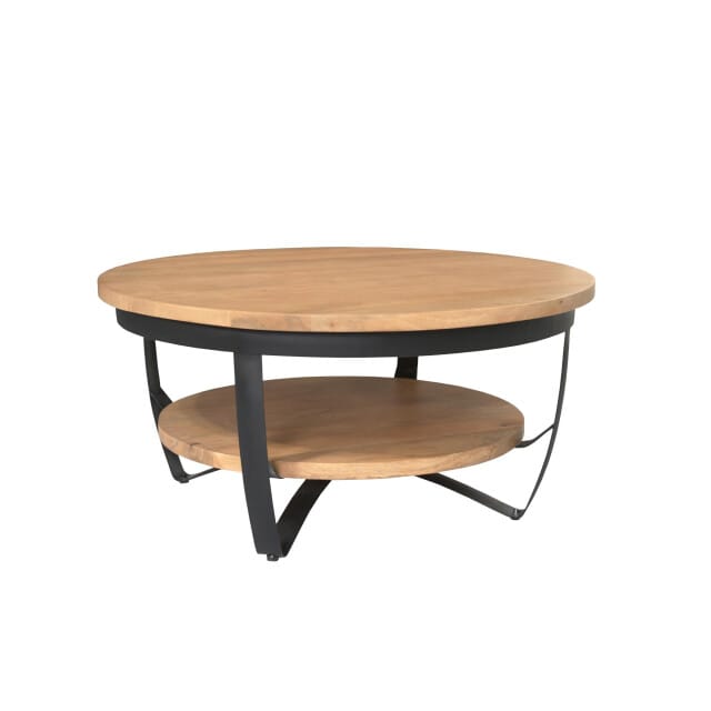 Starfurn - Salontafel Paras - Bruin - 90x90x40 cm