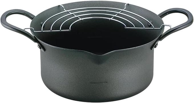 Bakpan - Koekenpan - Lekker Koken - Netto 20cm pan - 20 cm - Zwart