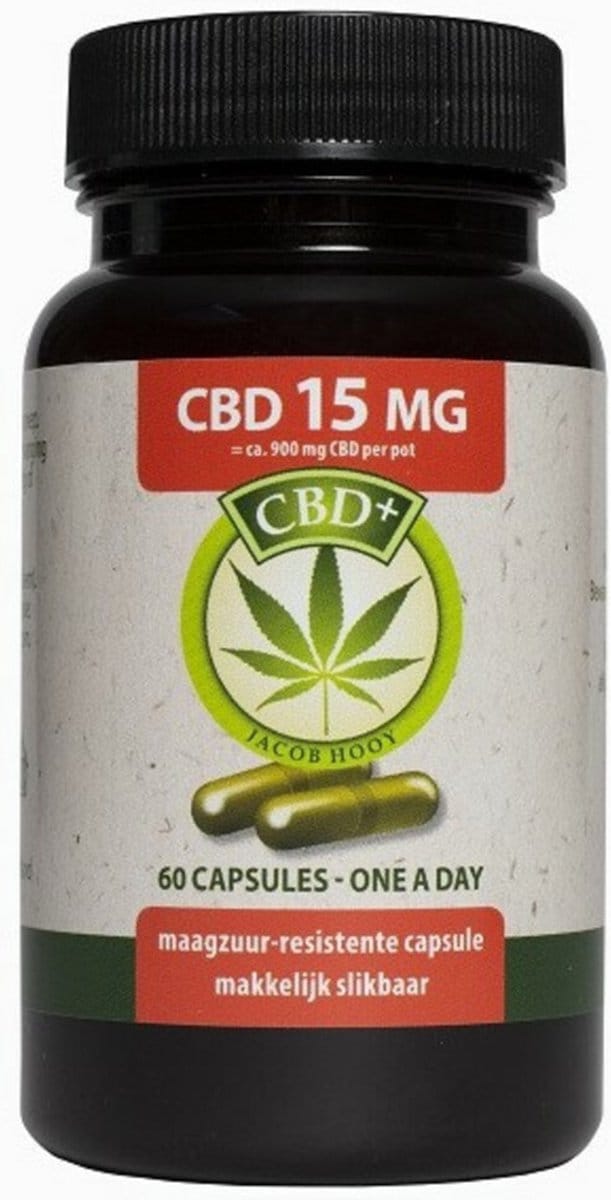 Jacob Hooy CBD Capsules 15 mg - 60 capsules
