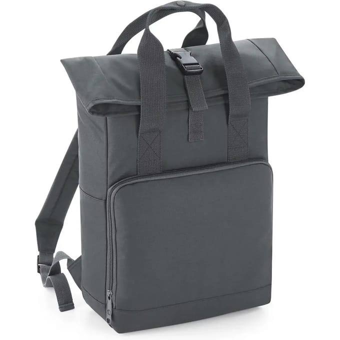 Rugzak met rolsluiting en een ritszak aan de voorkant Bag Base