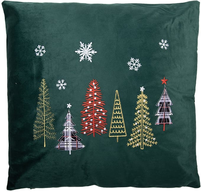 Clayre & Eef Sierkussen 45x45 cm Groen Polyester